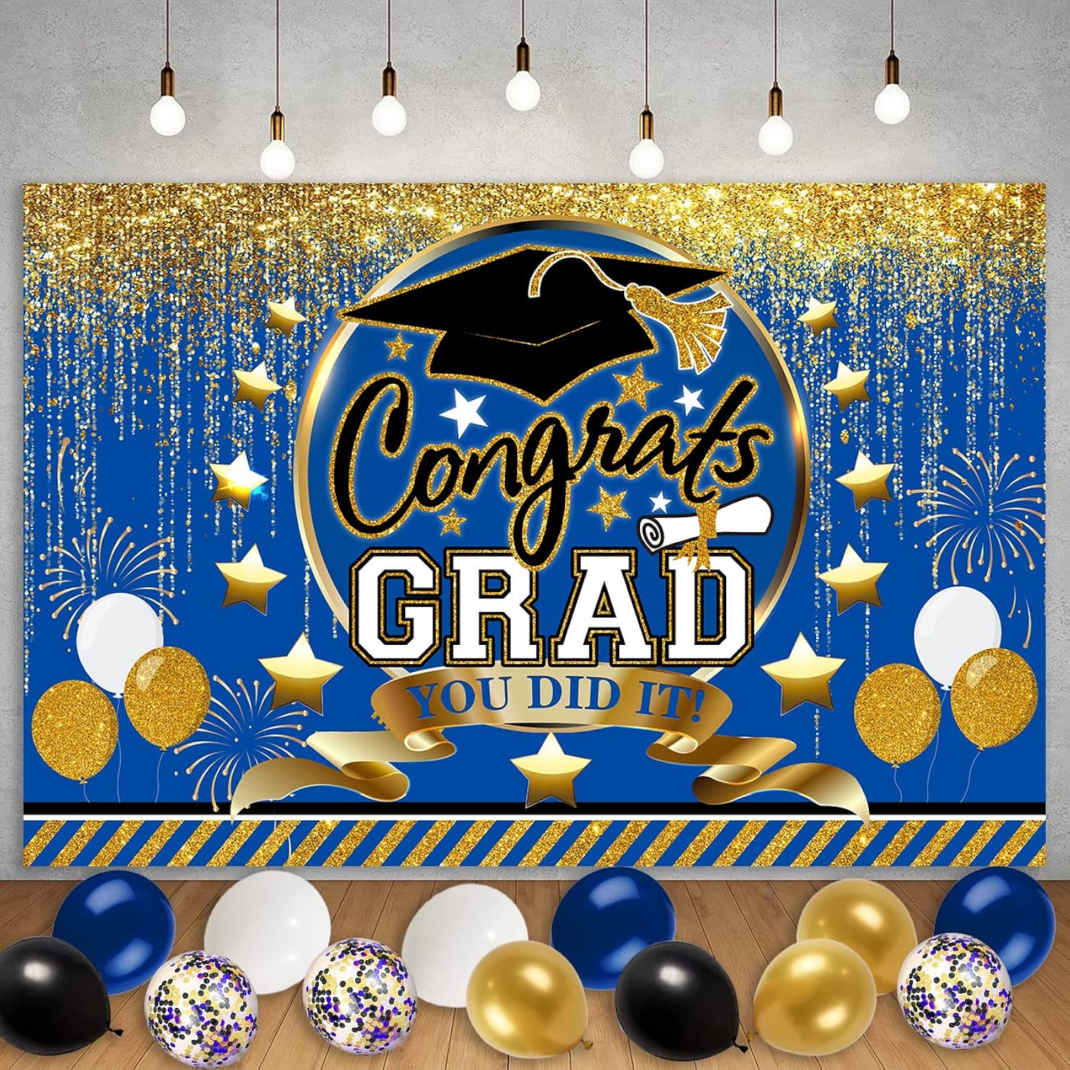 EBD Products Graduation Decorations Class Of 2022 Blue, Graduation ...