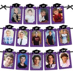 EBD Products Purple Grad - Best Is Yet To Come - Diy Purple Graduation Party Decor - K-12 School Picture Display  SEA8183024