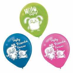 TKM Creativity Uglydolls 12" Latex Balloons Birthday Party Supplies 6 Pieces TC42719