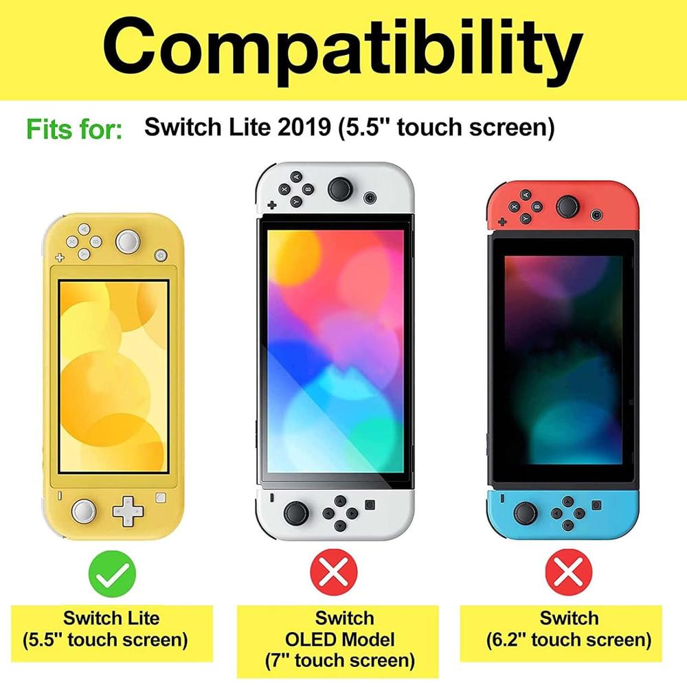 EBD Product ProCase Nintendo Switch Lite Rubber Case Slim Soft Shockproof TPU Cover Protective Case For Nintendo Switch Lite Pack of 2