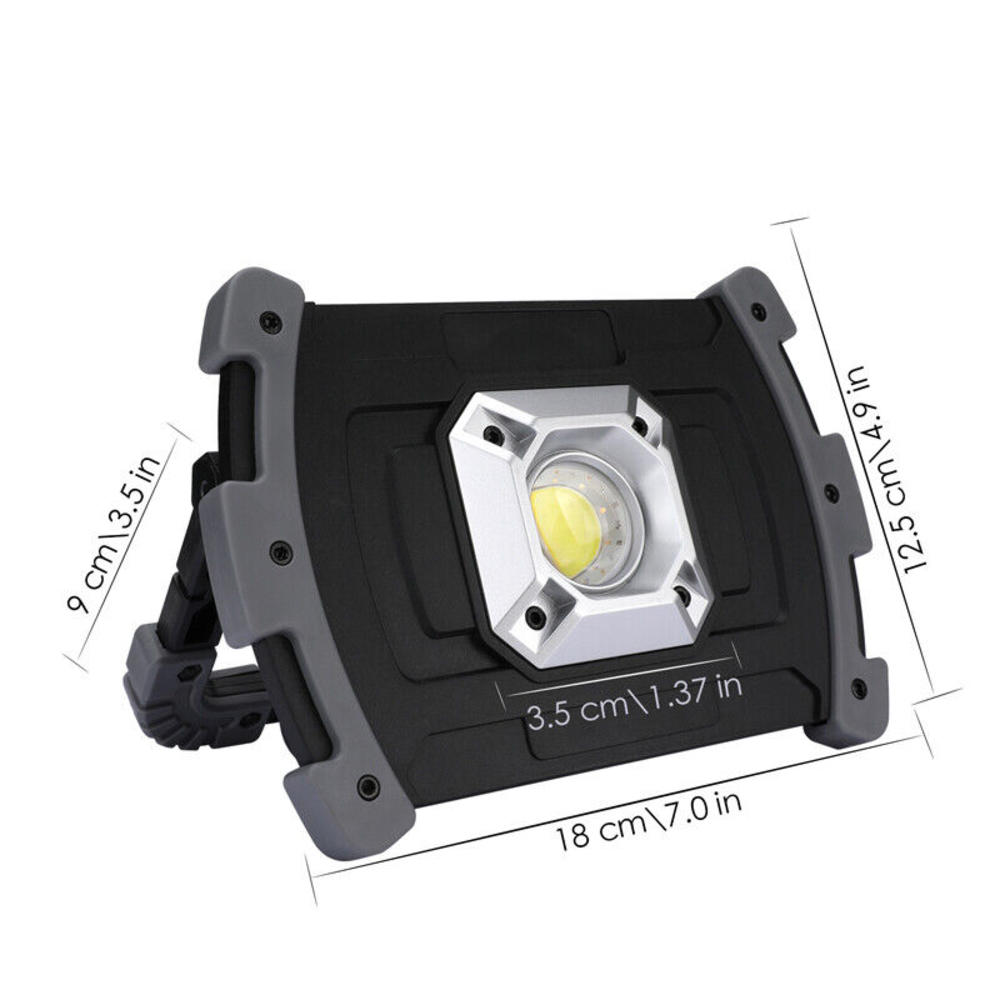 TKM Home 20W LED COB Emergency Work Light USB Rechargeable 2400LM Outdoor Floodlight Lamp TKMHM79433