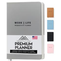 TKM Office Work Life Planner, Productivity Planner, Goal Planner & Business Planner 12 Month Undated Daily Pl TKMOF149017