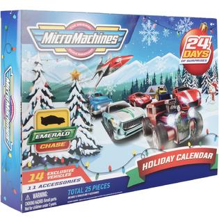 TKM Decor Micro Machines 2022 Holiday Christmas Advent Calendar For Boys, 25-Piece Set - Mini Cars tkm-decor-micro-machines-2022-holiday-christmas-advent-calendar-for-boys-25-piece-set-mini-cars