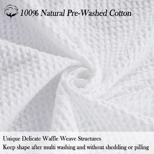 Natural Cotton Waffle Weave