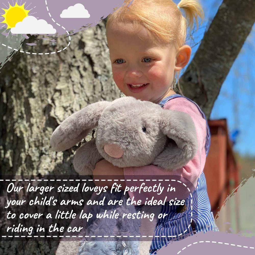 TKM Home Lovey Microwavable Stuffed Animal - Large Lovies For Babies Which  Are Heatable Stuffed Animals, Lavender