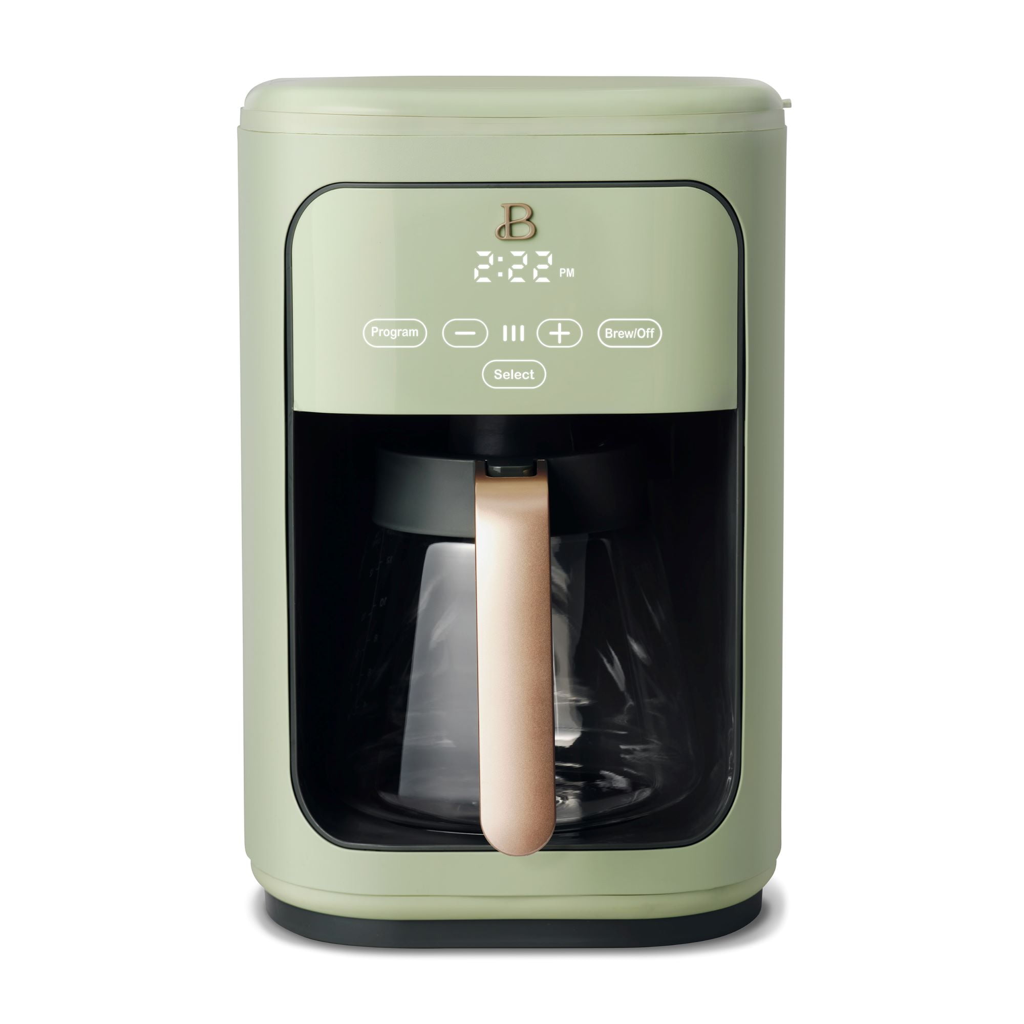 TKM Home 14 Cup Programmable Touchscreen Coffee Maker, Sage Green By Drew Barrymore