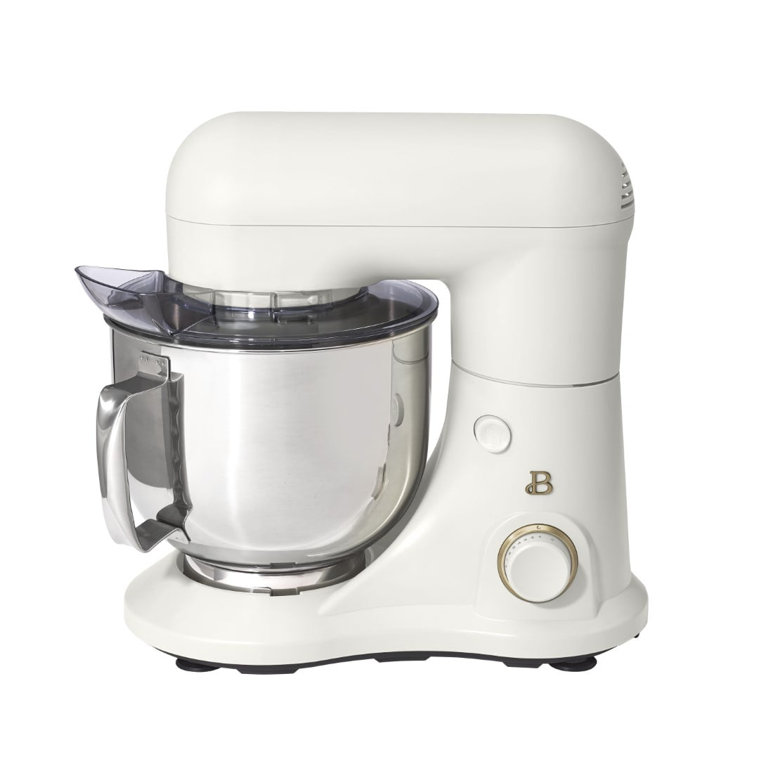 TKM Home 5.3Qt Capacity Tilt-Head Stand Mixer, White Icing By Drew Barrymore