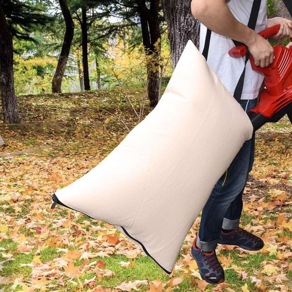 TKM Home Universal Leaf Vacuum Blower Bag Bottom Debris Dump Bag, Compatible With Leaf Blowers And Ultra Blower Rake