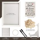 Wedding Guest Book Alternative, Sign-in Guestbook, Drop Top Picture Frame with S