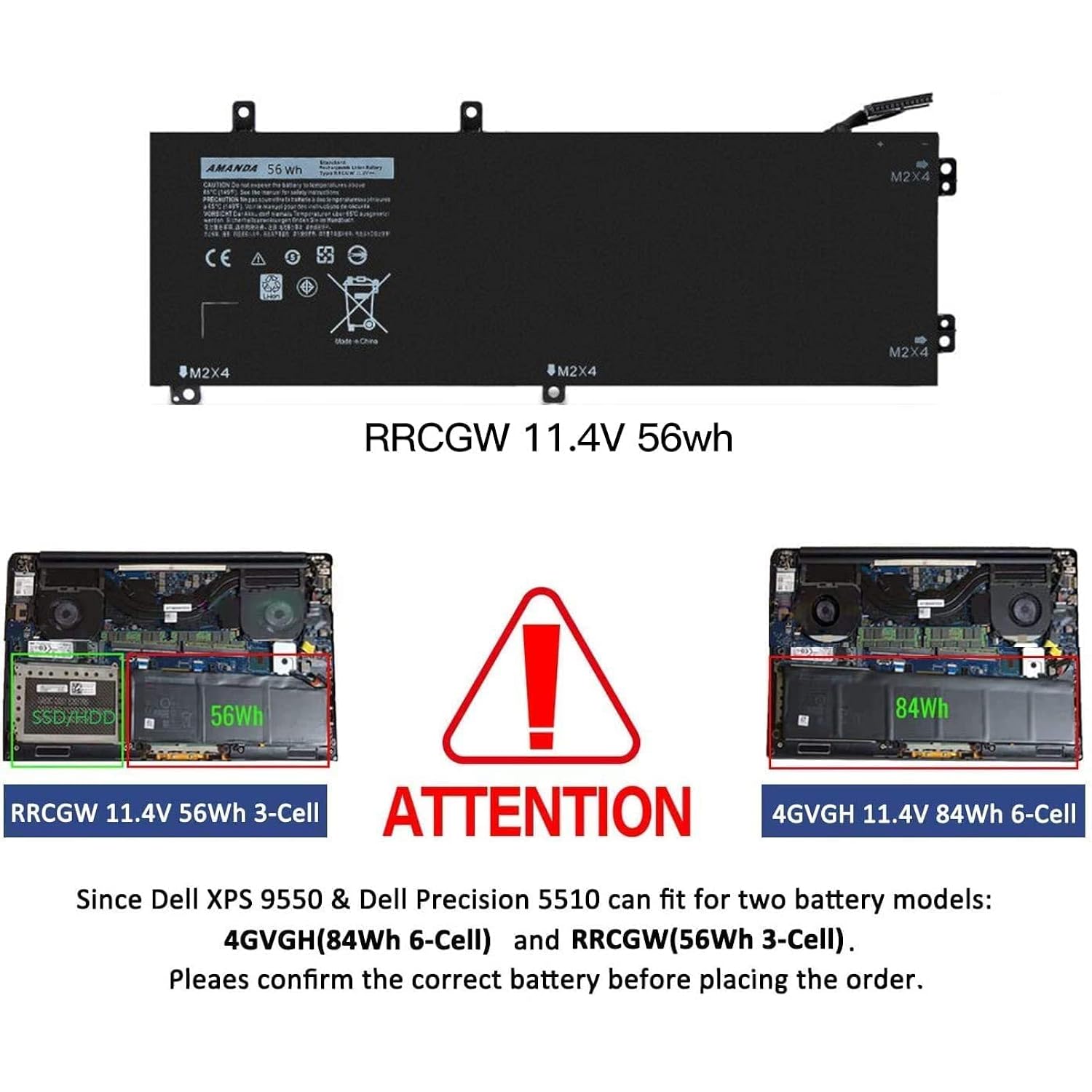 TKMCN268397 TKM Computers Amanda H5H20 Battery Replacement For Dell Xps 15 9550 9560 9570 Dell Precision 5510 5520 5530 Series P56F P56F0… TKMCN268397 TKM Computers Amanda H5H20 Battery Replacement For Dell Xps 15 9550 9560 9570 Dell Precision 5510 5520 5530 Series P56F P56F0…