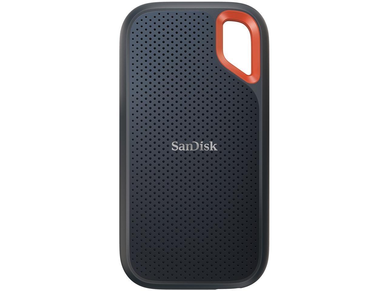 SanDisk 1TB Extreme Portable SSD - Up to 1050MB/s - USB-C, USB 3.2 Gen 2 - External Solid State Drive - SDSSDE61-1T00-G25