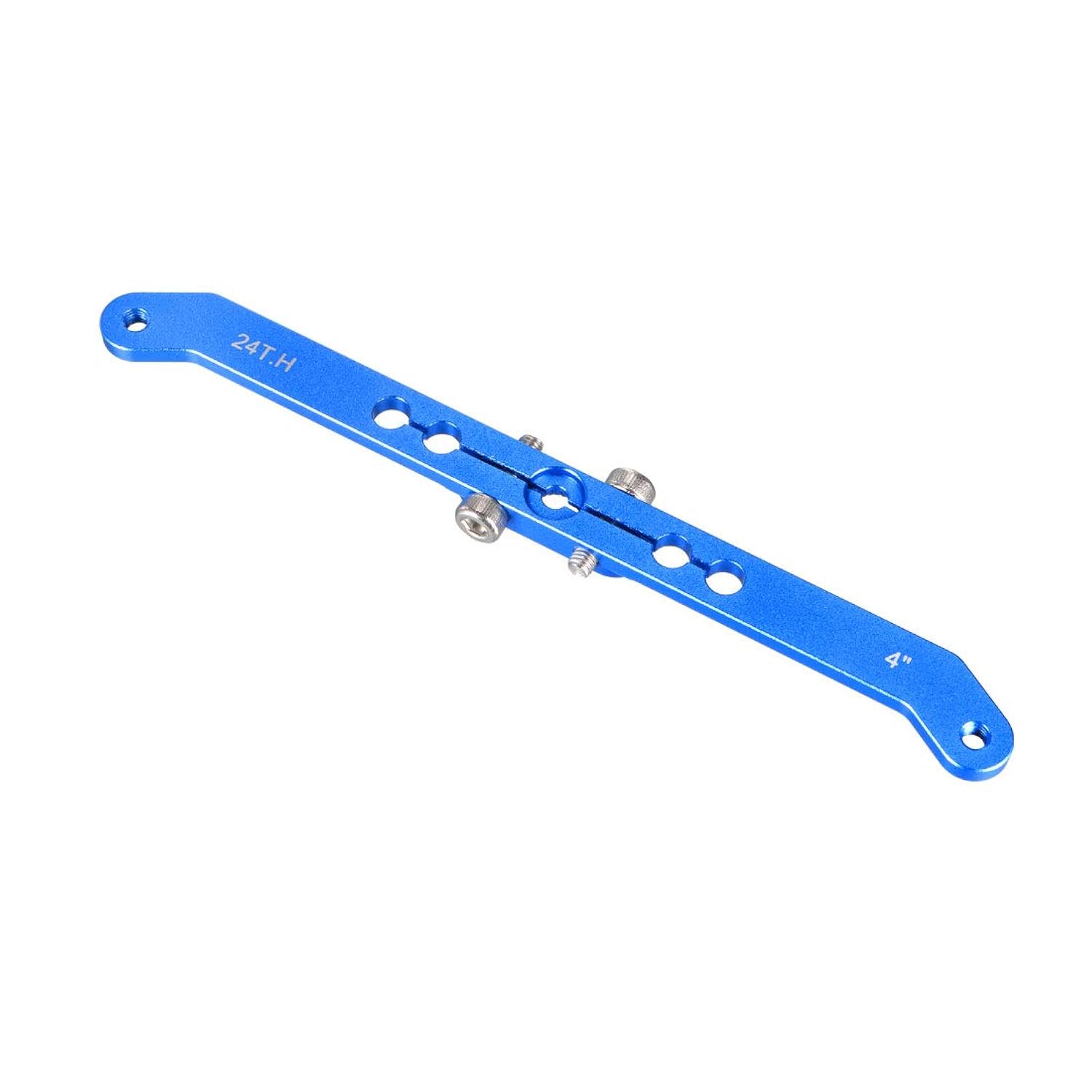 UXCELL Uxcell Aluminum Servo Arms Double Arm 24T M3 Thread Blue, For 4 Inch