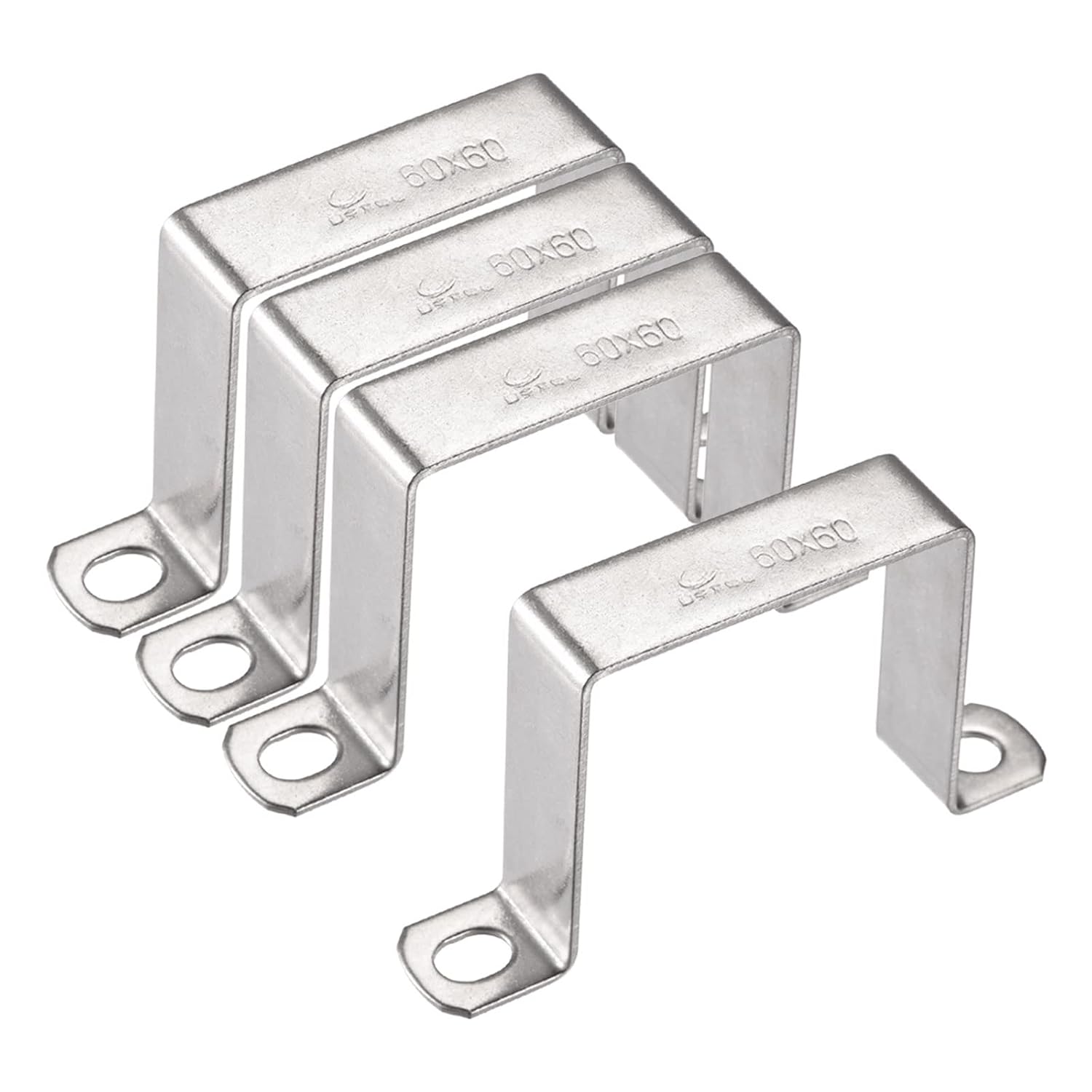 UXCELL Uxcell U Shaped Connector Bracket 58 X 62Mm 304 Stainless Steel