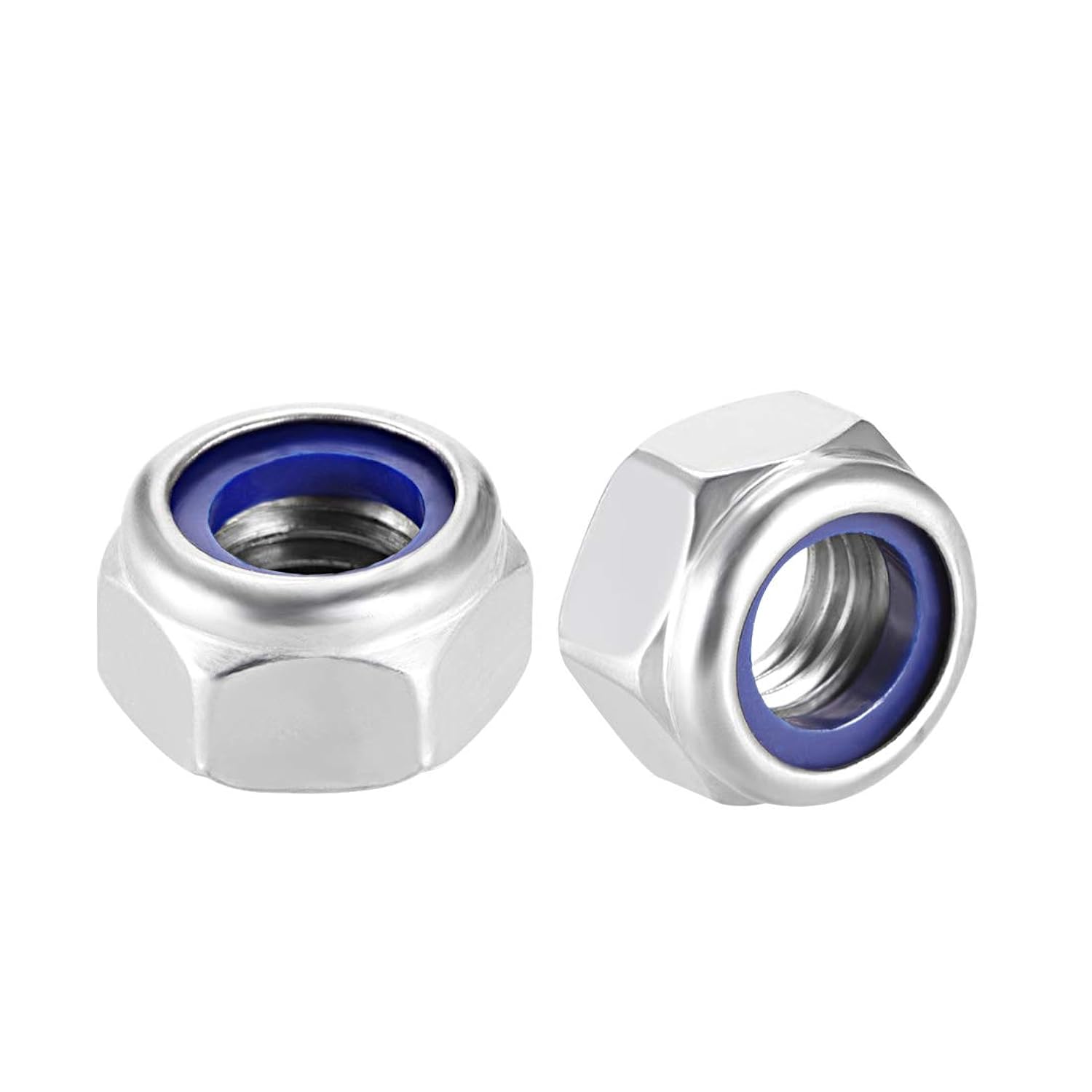 UXCELL Uxcell Hex Lock Nuts M14 X 2Mm Stainless Steel Nylon Insert