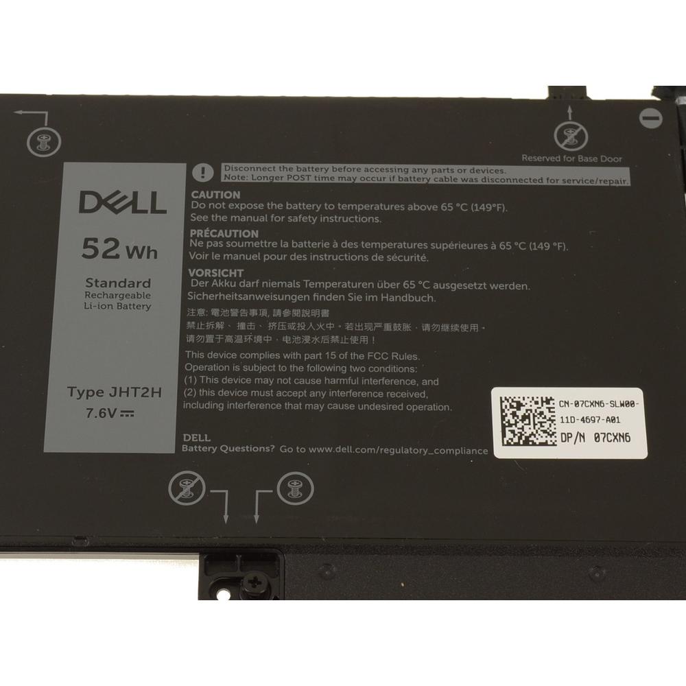 GCP Products Latitude 7310 / 7410 2-In-1 Chromebook Enterprise 52Wh 4-Cell Laptop Battery - Jht2H