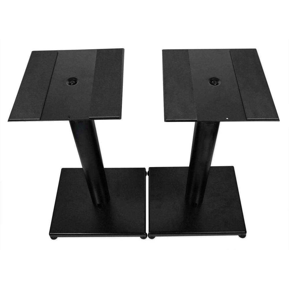 ROCKVILLE Pair Rockville 29" Black Steel Speaker Stands For Genelec M030AM Monitors