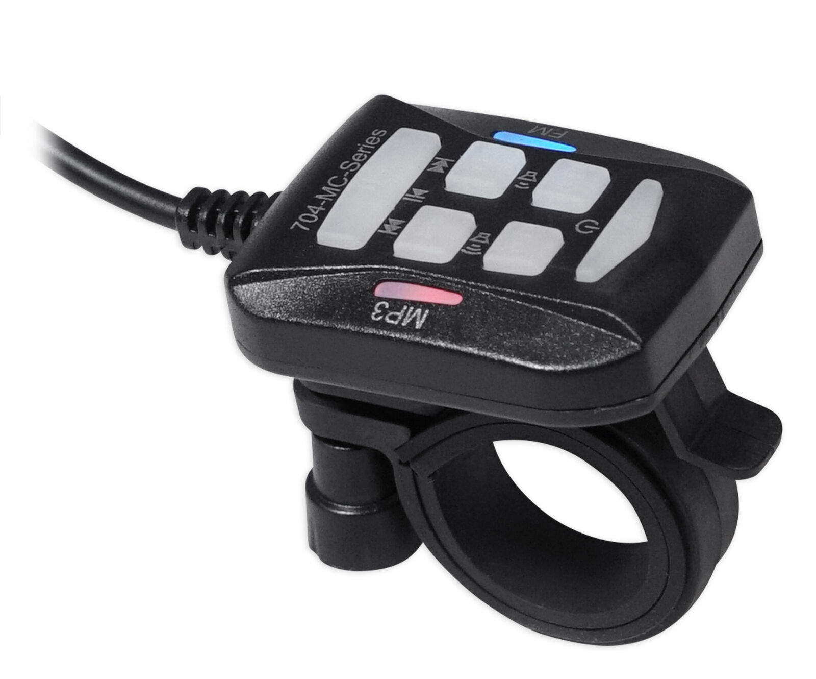 Rockville Motorcycle Bluetooth Audio System Handlebar Speakers For Honda MT5