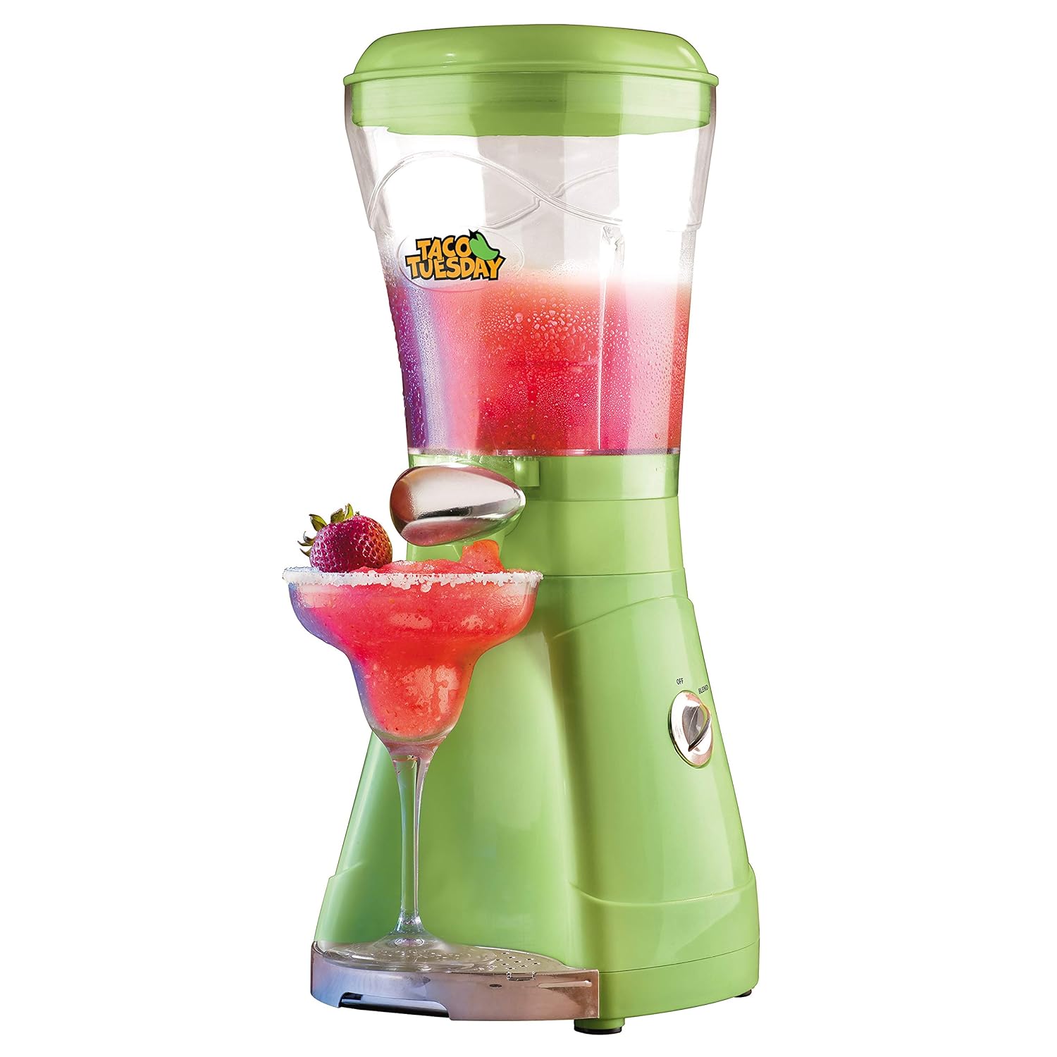 Great Choice Product Taco Tuesday Frozen Drink Maker And Margarita Machine For Home - 64-Ounce Slushy Maker With Stainless Steel Flow Spout - Easy…