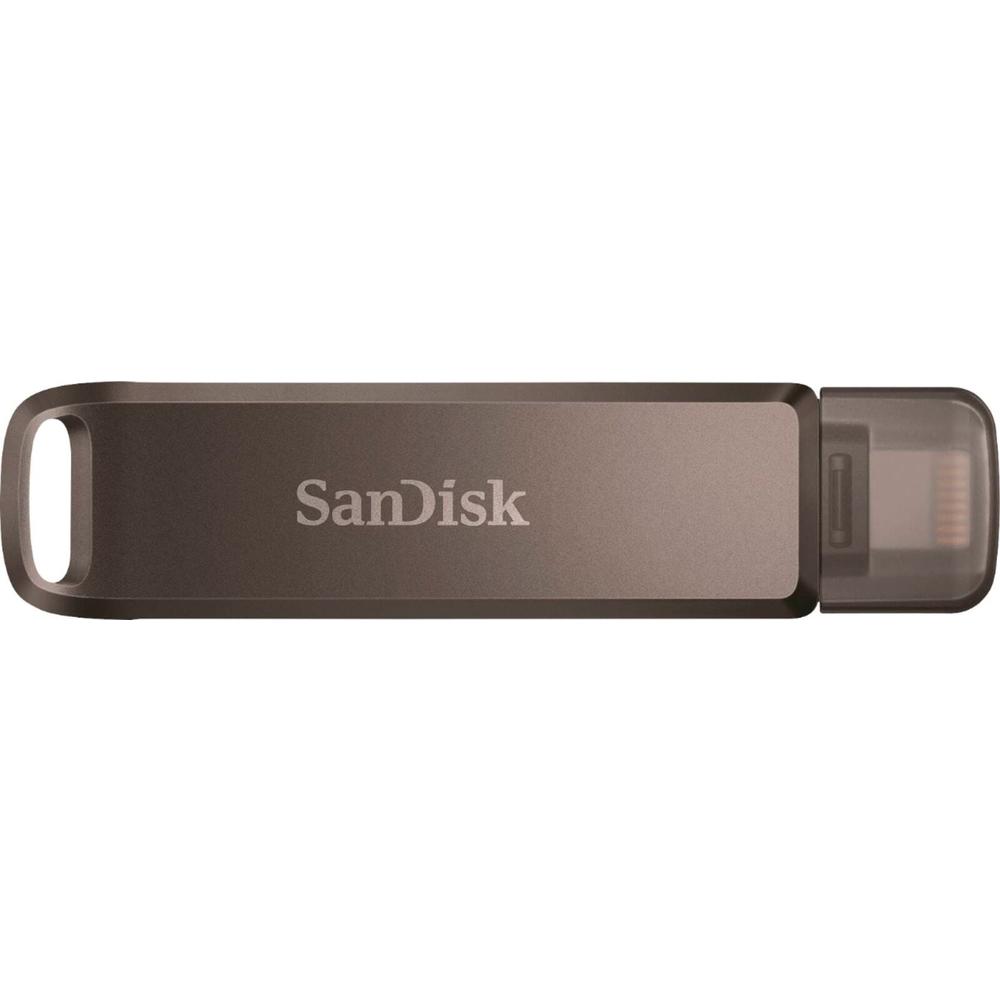 SanDisk - 256GB iXpand Flash Drive Luxe for iPhone Lightning and Type-C Devic...