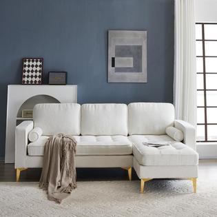 Upholstered Sectional Sofa Set Couch