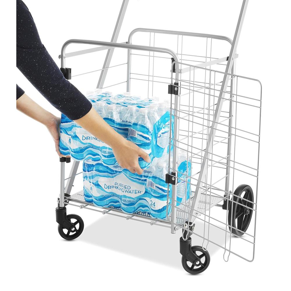 GCP Products Heavy Duty Utility Cart With Front Door