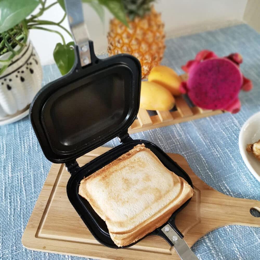 GCP Products Sandwich Toaster/Breakfast Sandwich Maker, Non-Stick Baking Pan With Anti-Scalding Handle, Double-Sided Multifunction Fry Pan…