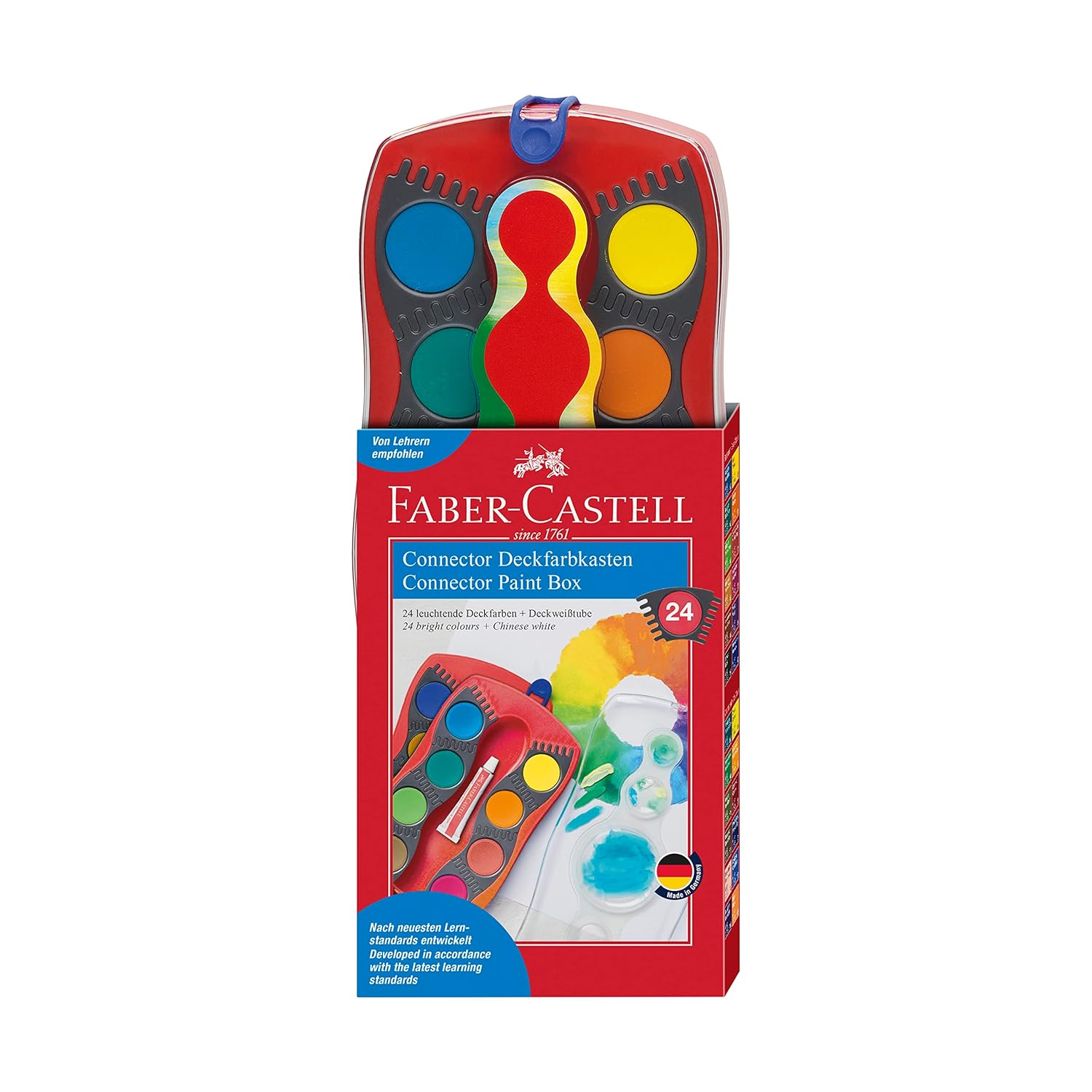 GCP Products Connector Watercolor Paint Set For Kids - 24 Water