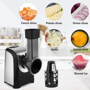 GCP Products Electric Cheese Grater 5 In 1 Professional Electric