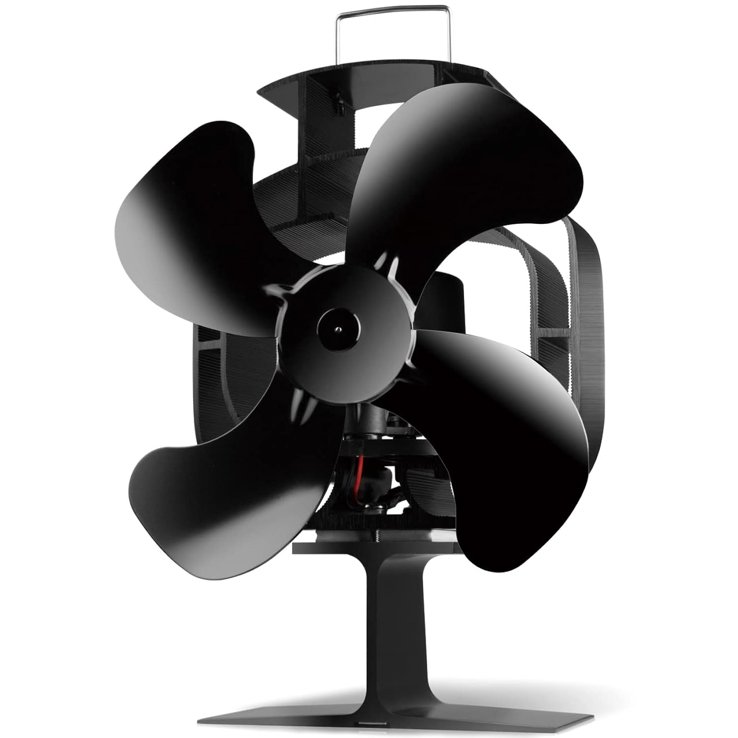 GCP Products Stove Fan, Oscillating Fireplace Fan : 122°F Automatically  Start, 4 Blade, Silent Operation. Normal u0026 46° Wide-Angel Oscillat…