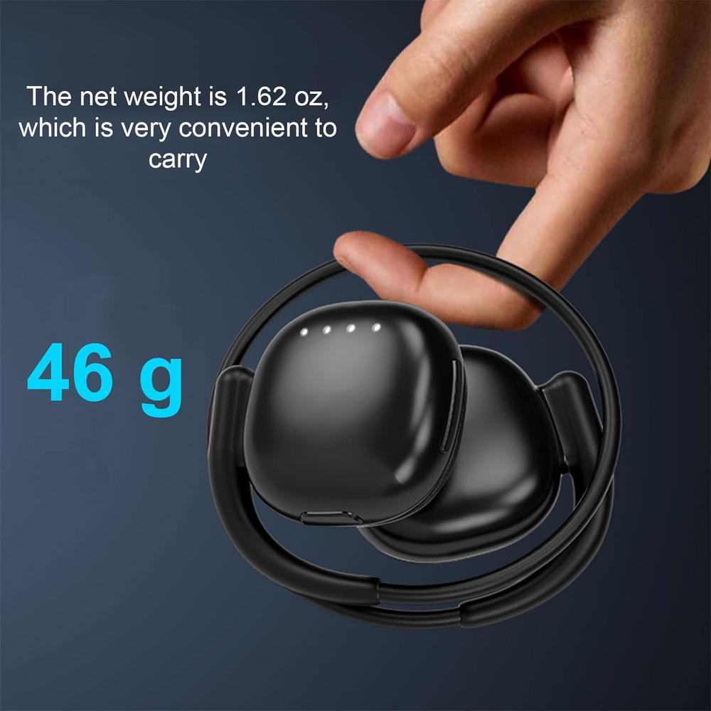 GCP Products Over Ear Wireless Bluetooth Headphones Behind The Head, Foldable Wireless Stereo Wrap Around Head Headset On-Ear Earphones Fo…