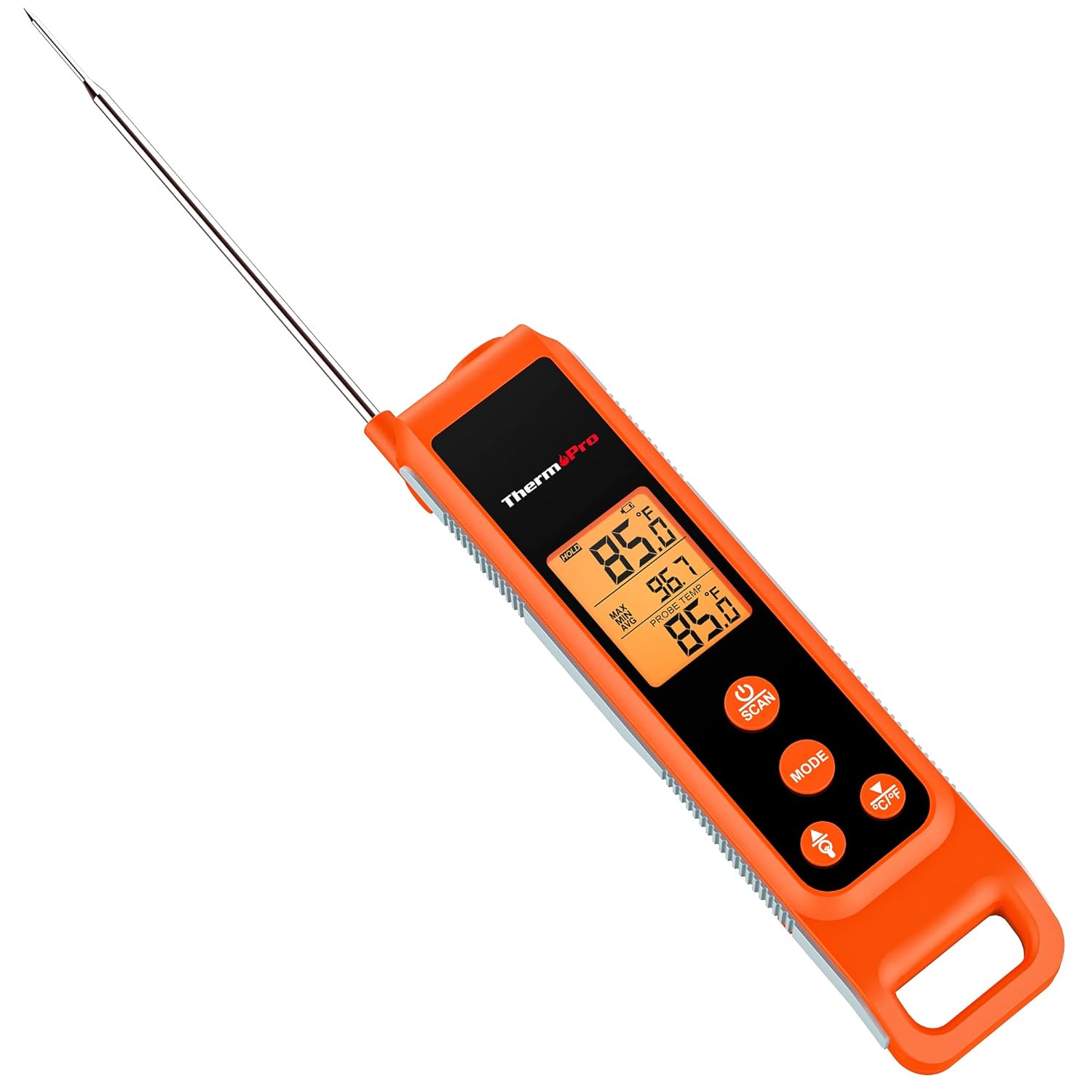GCP Products 2-In-1 Instant Read Thermometer For Cooking, Infrared  Thermometer Cooking Thermometer With Meat Probe, Non-Contact Laser Meat…