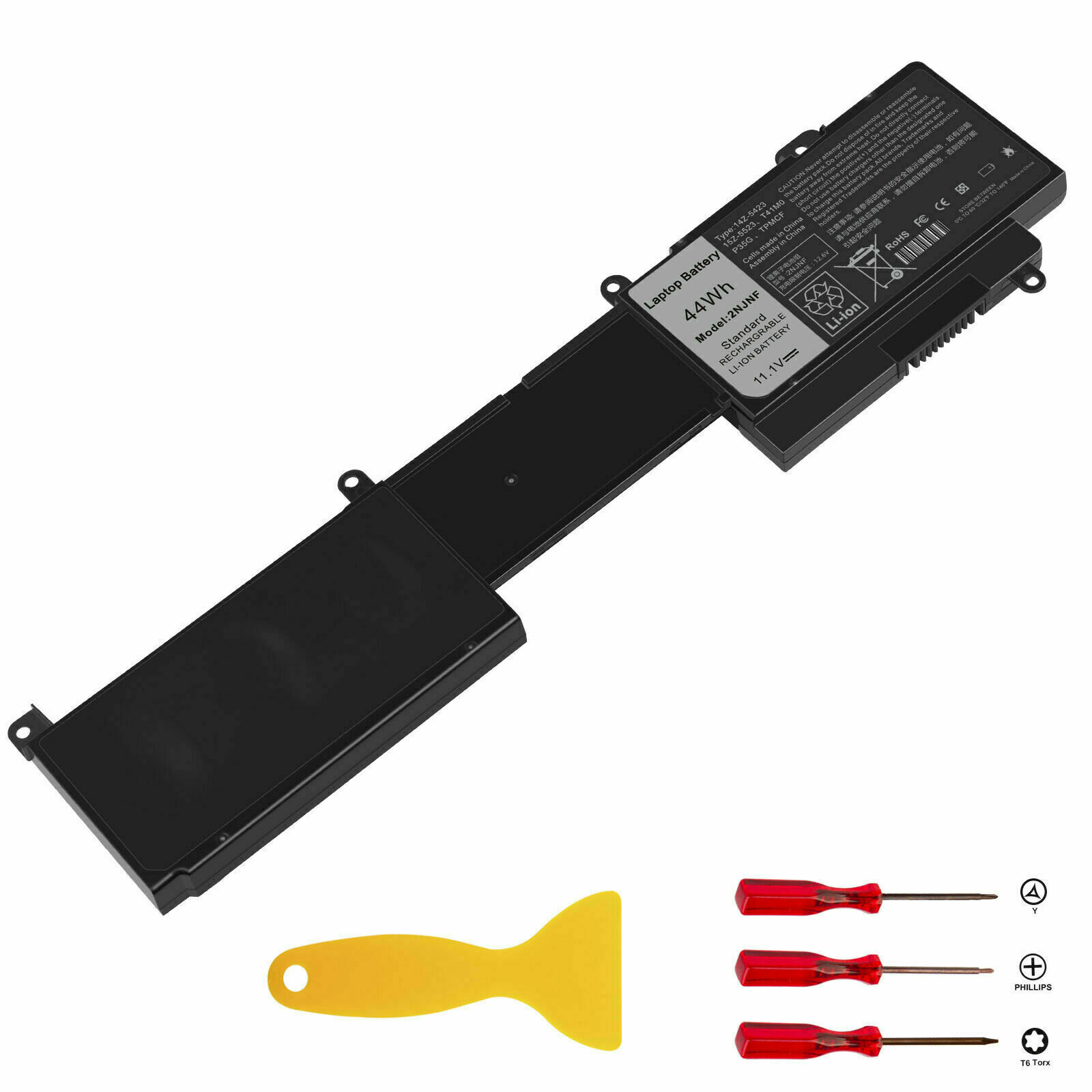 GCP Products 2Njnf Laptop Battery Compatible With For Dell Inspiron 14Z-5423 15Z-5523 + Tools