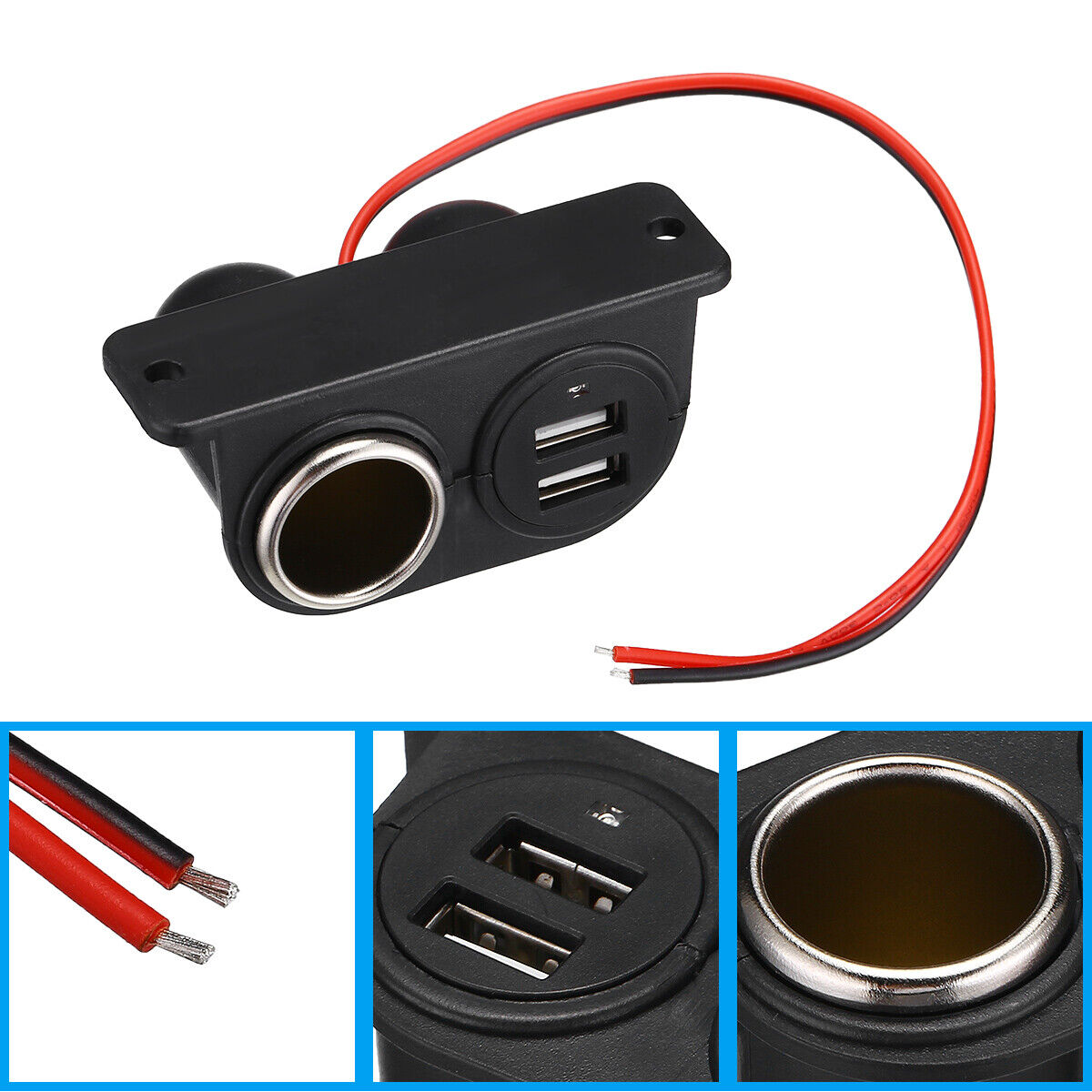 best value usb car cigarette lighter auxiliary power from