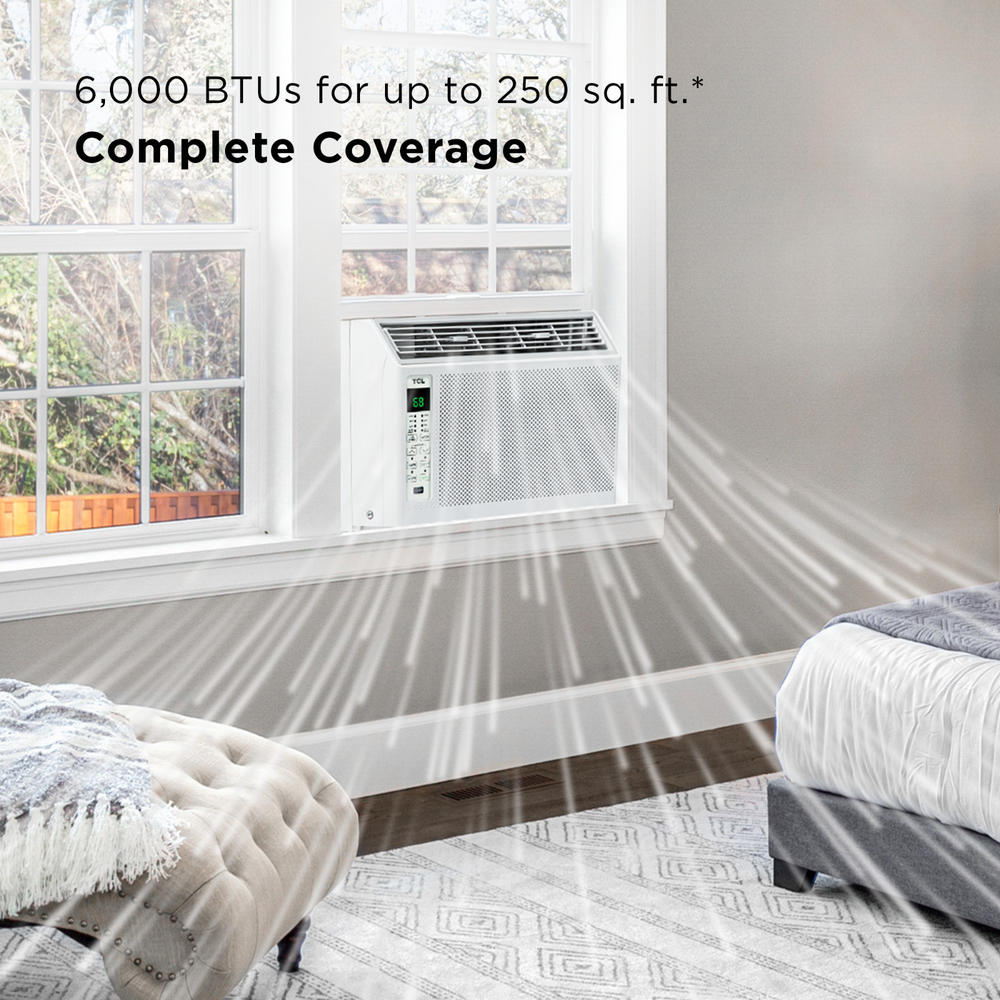 TCL H6W24W 6000 BTU 250 Sq. Ft. Smart Window Air Conditioner
