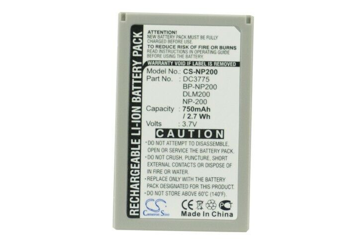 GCP Products Replacement Battery For Minolta 3.7V 750Mah Camera Battery