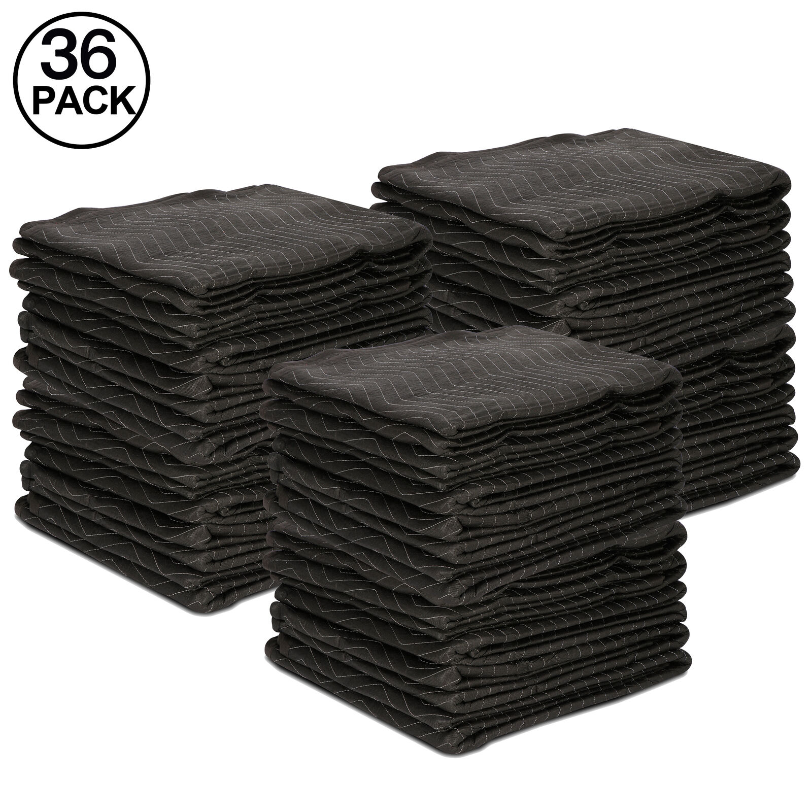 GCP Products 288 Packing Heavy Duty Moving Blankets 80" X72"(65Lb/Dz) Furniture Shipping Pads