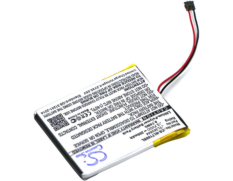 GCP Products Replacement Cs-Nlt100Sl Battery For Nest 3.7V 200Mah / 0.74Wh Smart Home Battery