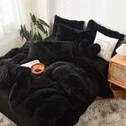 Great Choice Products 5 Pcs Shaggy Duvet Cover Bedding Set - Fluffy  Comforter Cover Long Faux Fur