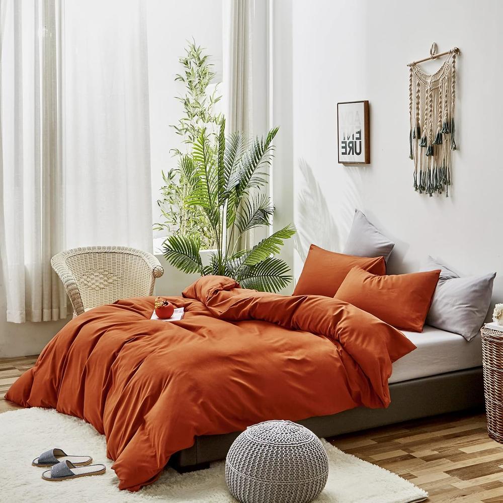 Rust Color Comforters Great Choice Products Burnt Orange Comforter Set Queen Rust Caramel ...