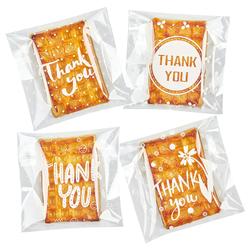 Great Choice Products 300Count Self-Adhesive Thank You Cookie Bags For Packaging, Gift Giving, Bake Sale - 4"X4" Clear Plastic Small Thank You Bags…