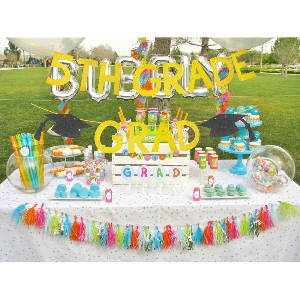 Great Choice Products 5Th Grade Grad Banner Gold Glitter 5Th Grade great-choice-products-5th-grade-grad-banner-gold-glitter-5th-grade