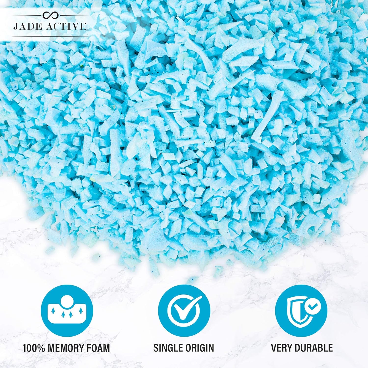 Great Choice Products Bean Bag Filler Foam - 10 Pound Premium Shredded  Memory Foam - Easy Pillow Stuffing