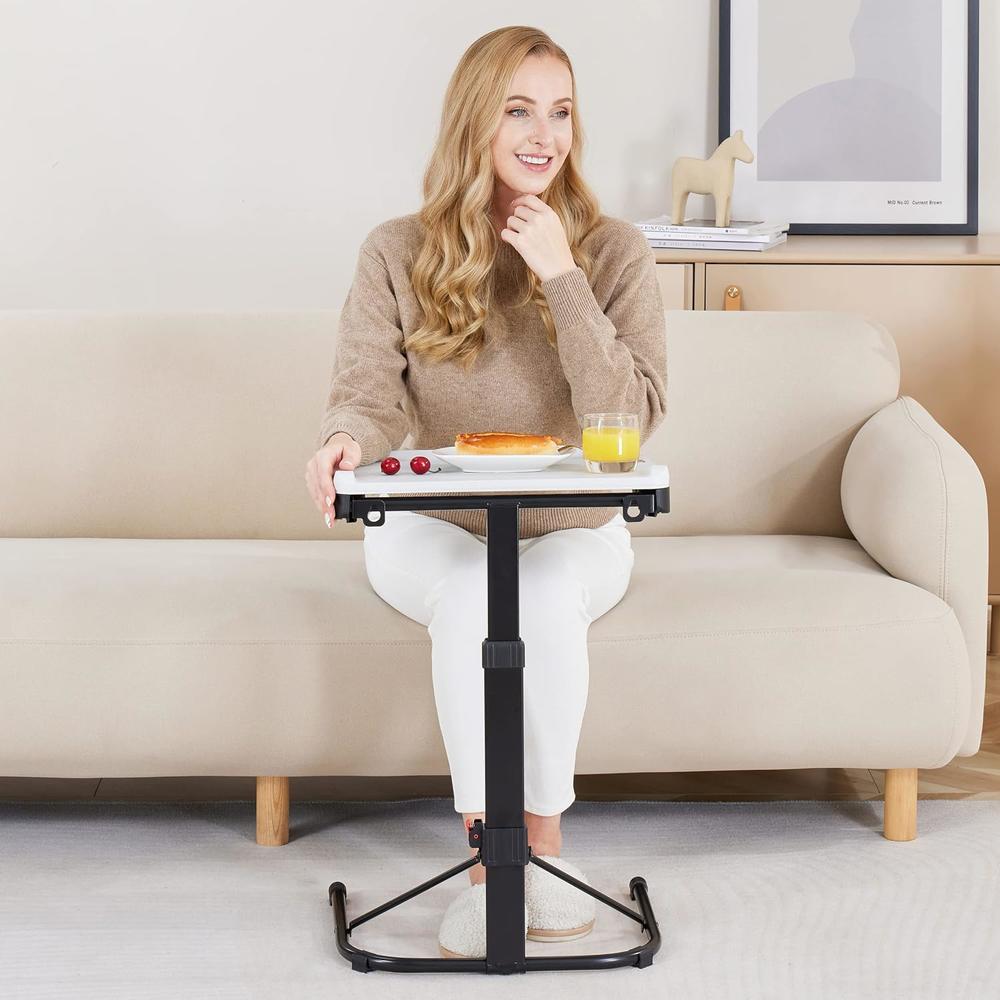 Great Choice Products Folding Tv Tray Table, Adjustable Tv Dinner Table ...