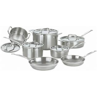 Cuisinart Cookware Set - MultiClad Pro 12 Pc Stainless Steel Cookware