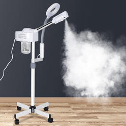 Great Choice Products Professional Facial Steamer 2 In 1 Facial Steamer 5X Led Magnifying Lamp