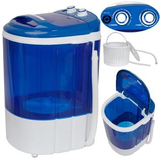 Great Choice Products Freestanding Portable Mini Washing Machine 7.9Lbs  Washer W/ Gravity Drain Washer