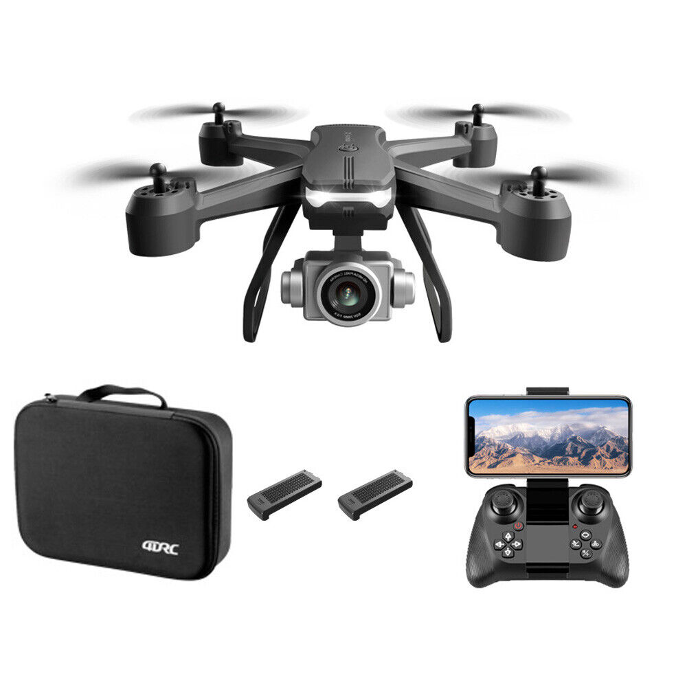 Great Choice Products V14 Rc Drone 4K Hd Wide Angle Camera Wifi Fpv Drone Quadcopter + 2 Battery