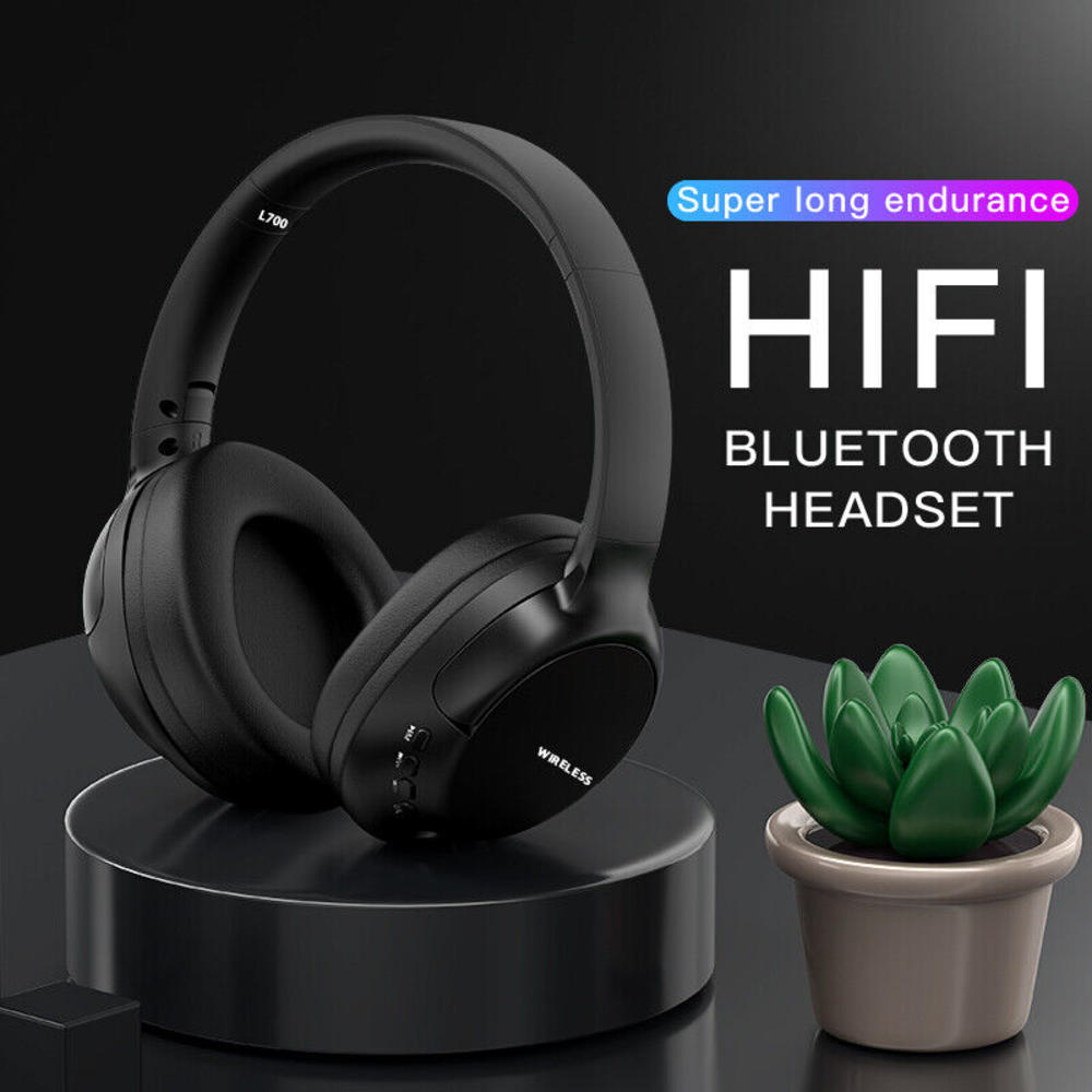 Great Choice Products Wireless Bluetooth Over Ear Stereo Headphones Foldable Headset With Microphone