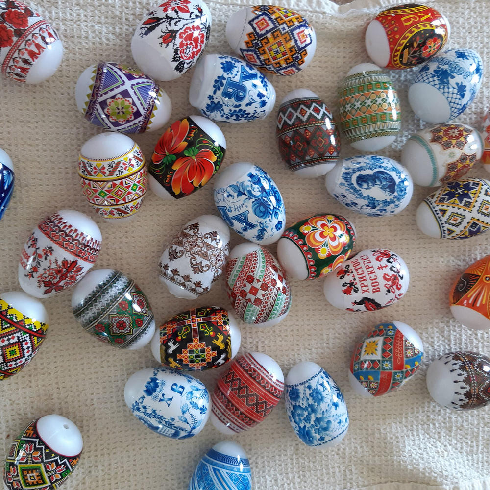 Great Choice Products 7 Oriental Style Ukrainian Easter Egg Decorating Wraps