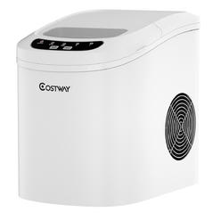 Great Choice Products Home Portable Compact Electric Ice Maker Machine Mini Cube 26Lbs Per Day White